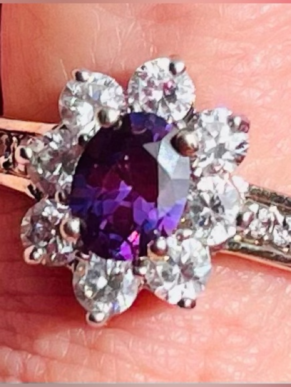 EDCO Cocktail Ring CZ